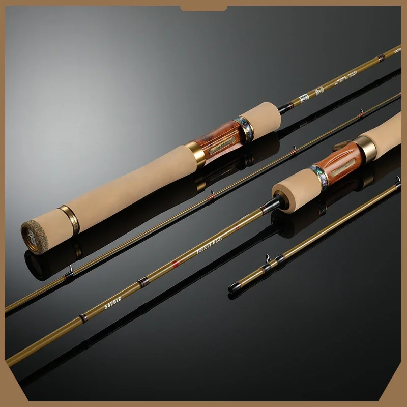 YUQIAO Stream River Fishing Rod Carbon Fuji A UL/L Lure Fly Sequin VIB Worm BFS Fishing Rod Spinning Casting Fishing Trout Bass