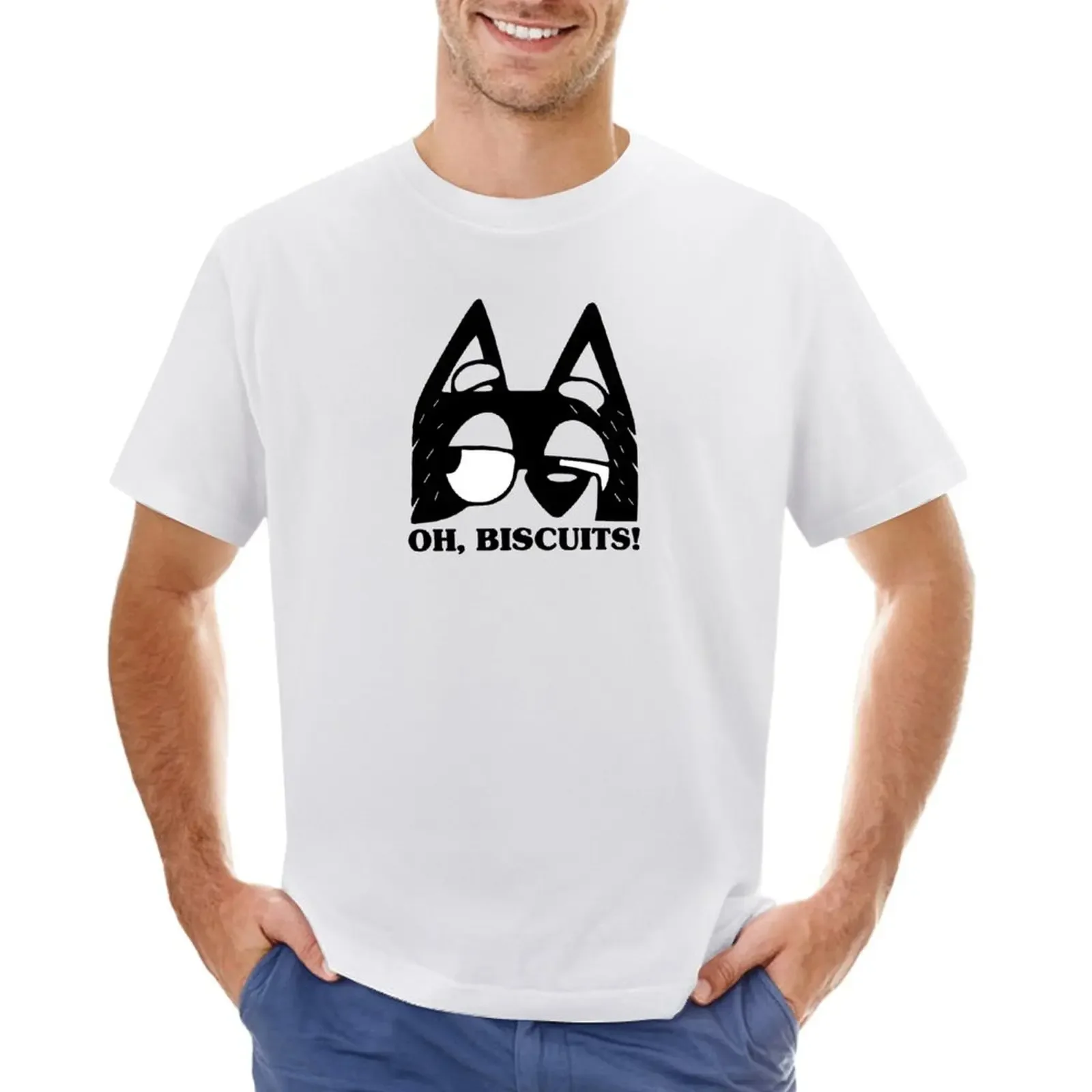 

Oh, Buscuits! T-shirt boys whites kawaii clothes summer clothes mens t shirts