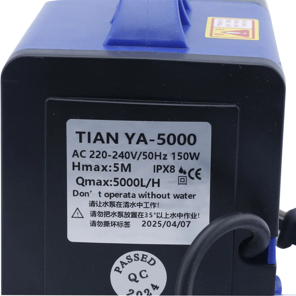 

Water Pump 150W Lift 5m 220V Caliber 8mm Engraving Machine Tool for CNC Router Spindle Motor