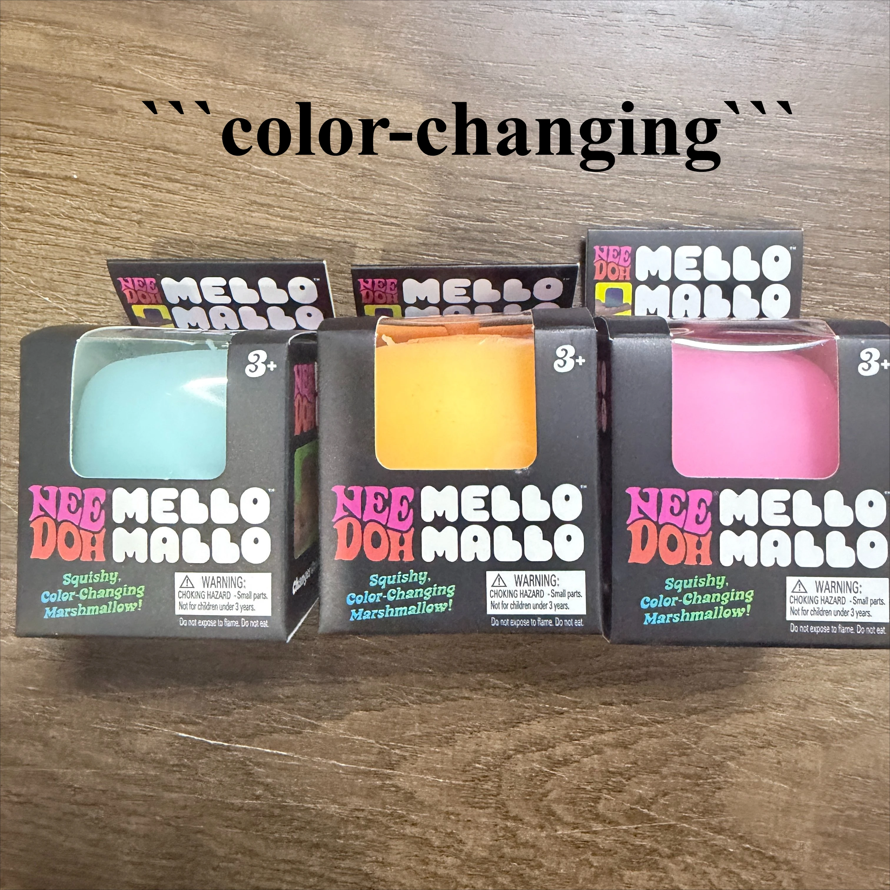 Popular NeeDoh Color-changing Marshmallow Feeling Ultraviolet Color-changing Slow Rebound Pinch Music Decompression Toy SS