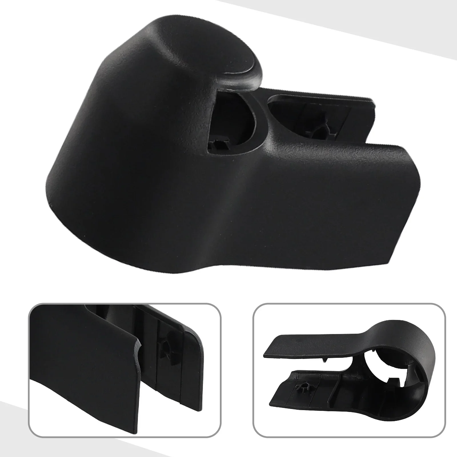 Blade Cover Cap Wiper Washer Cover 1pc/set Black Direct Fit New Plastic Car Rear Wiper Washer Auto Accessories