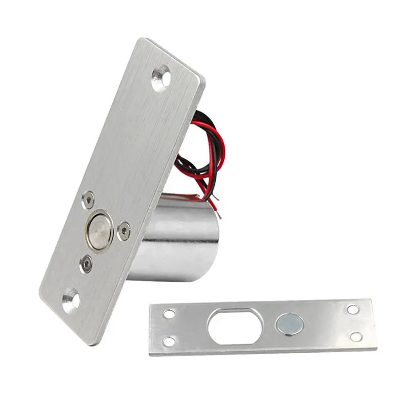 Waterproof Electronic Drop Bolt NC Door Lock DC 12V Induction Auto Deadbolt For Enhanced Daily Security-[A22I Store]