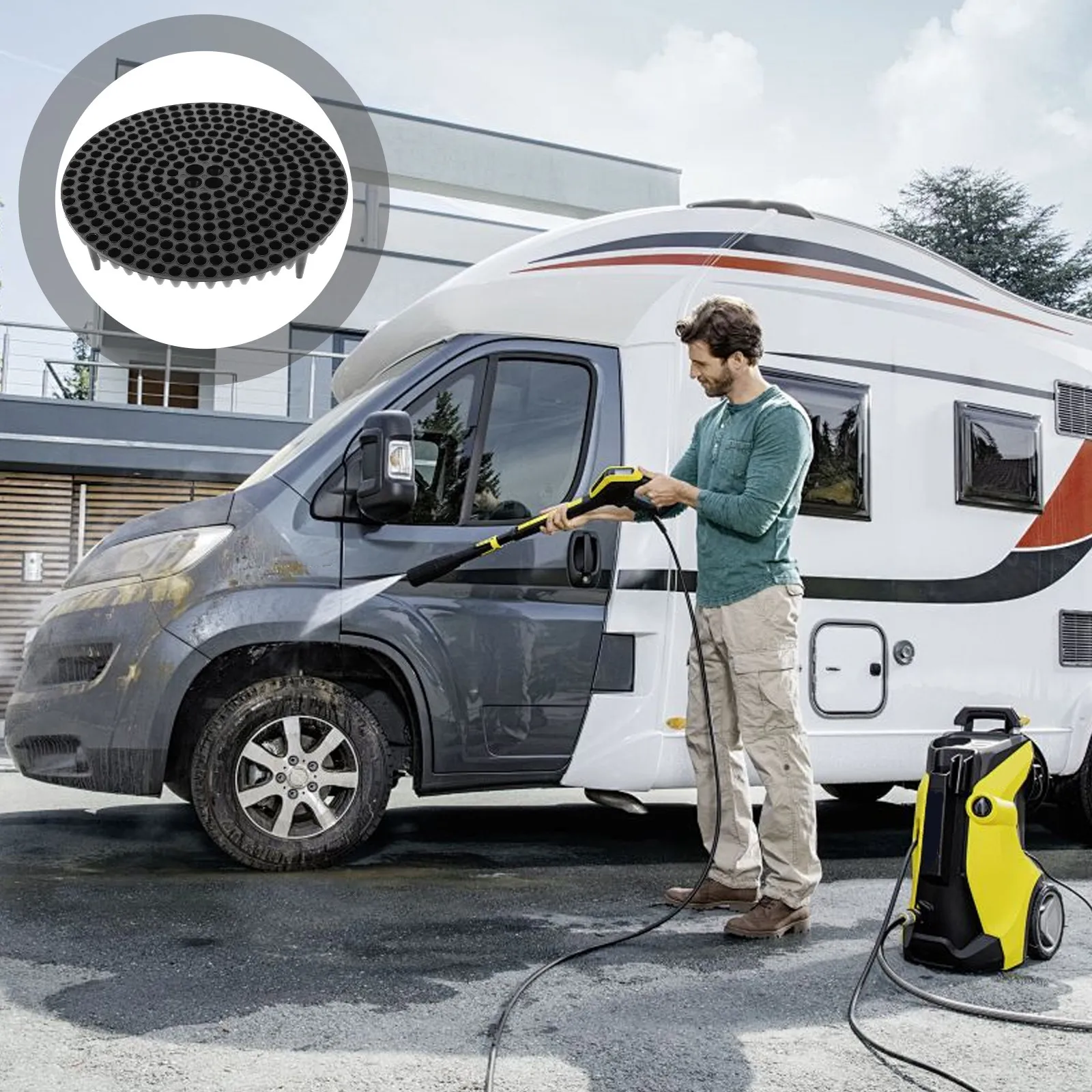 

Пара фильтров-вкладышей для ведра для мойки автомобиля, сверхпрочные, для улавливания грязи, для чистки автомобиля без царапин, сетка для автомойки