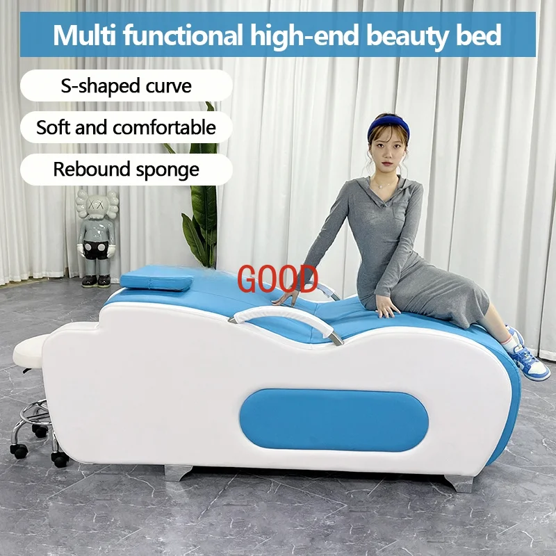 Japanese Head Spa Beauty Massage Bed saloni di bellezza massaggio del corpo massaggio di bellezza e lettino per unghie di lusso