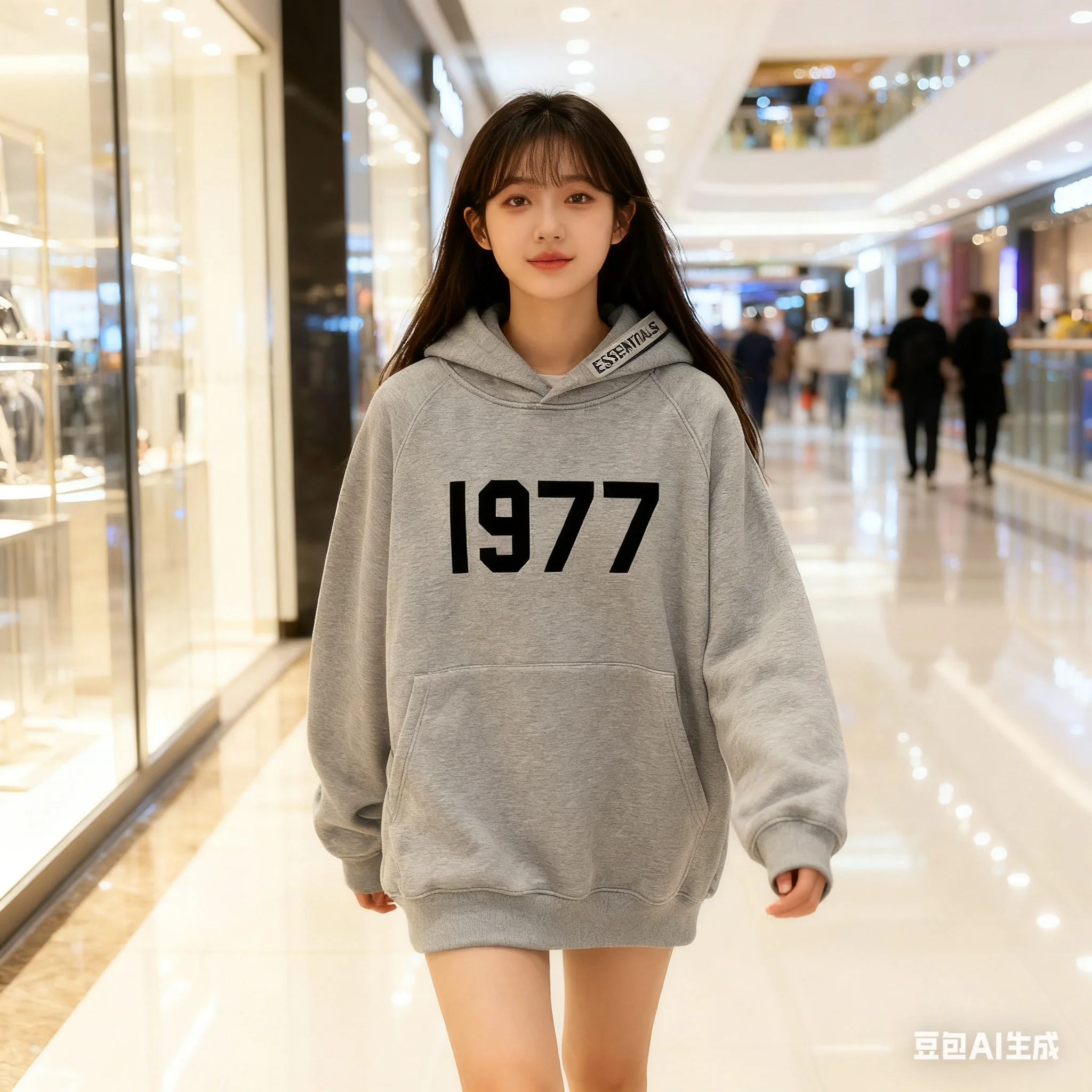 

1977 Print American Vintage Cotton Hoodie Unisex Streetwear Hip Hop Jacket Y2K Harajuku Korean Style Pullover Sweatshirt