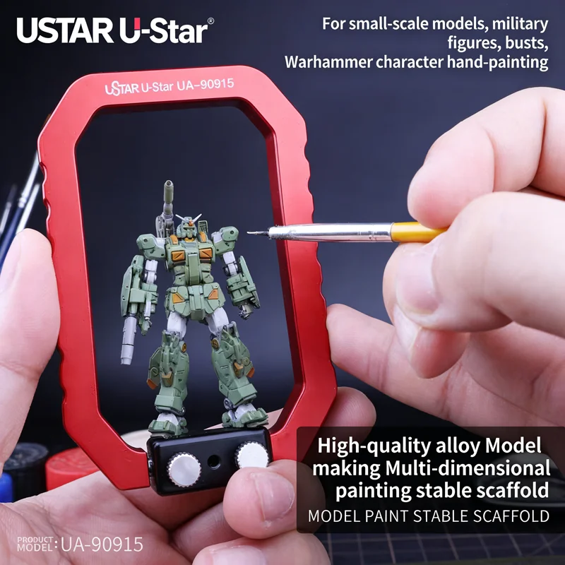 

U-STAR UA-90915 Multi-Dimensional Model Painting Stand, 360° Adjustable Holder for Miniature Figure & Model Building Hobby Tools
