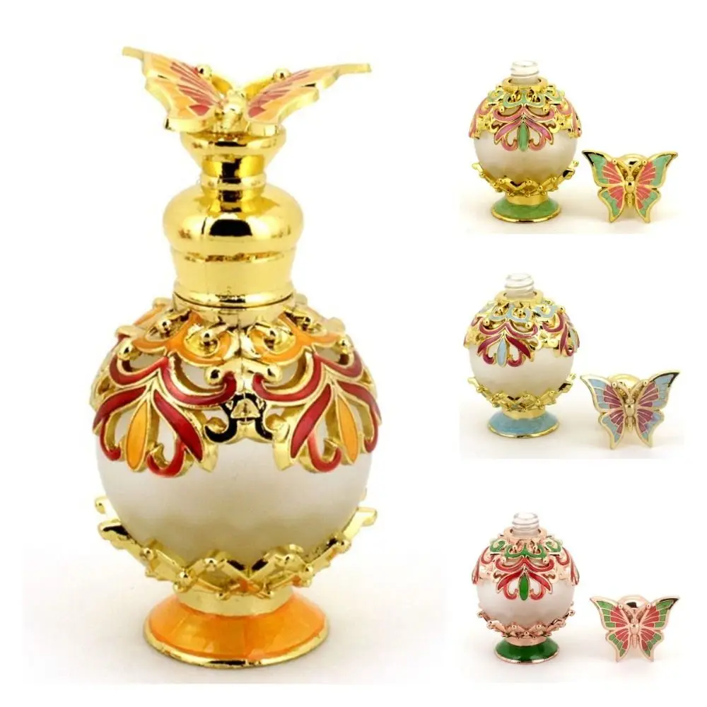 Arabian Style Refillable Bottle Oils Dropper Bottle Essential Oil Bottle Empty Cosmetics Container Butterfly  Bottle