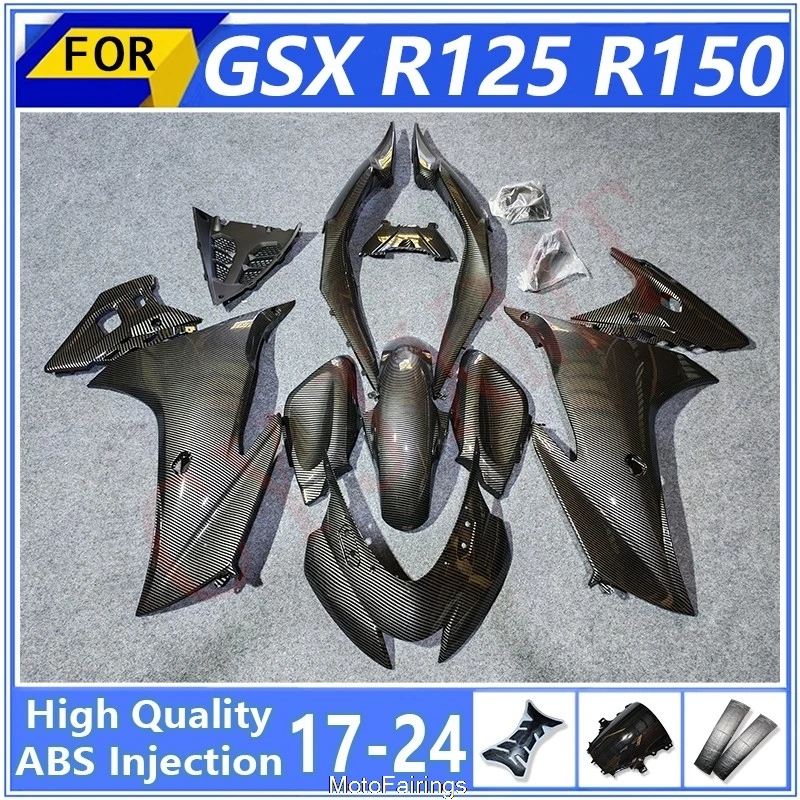 

Комплект обтекателей из карбона для мотоциклов Suzuki GSXR125 GSXR150 2017-2024, обтекатели GSX R125 R150 17-24, кожух кузова