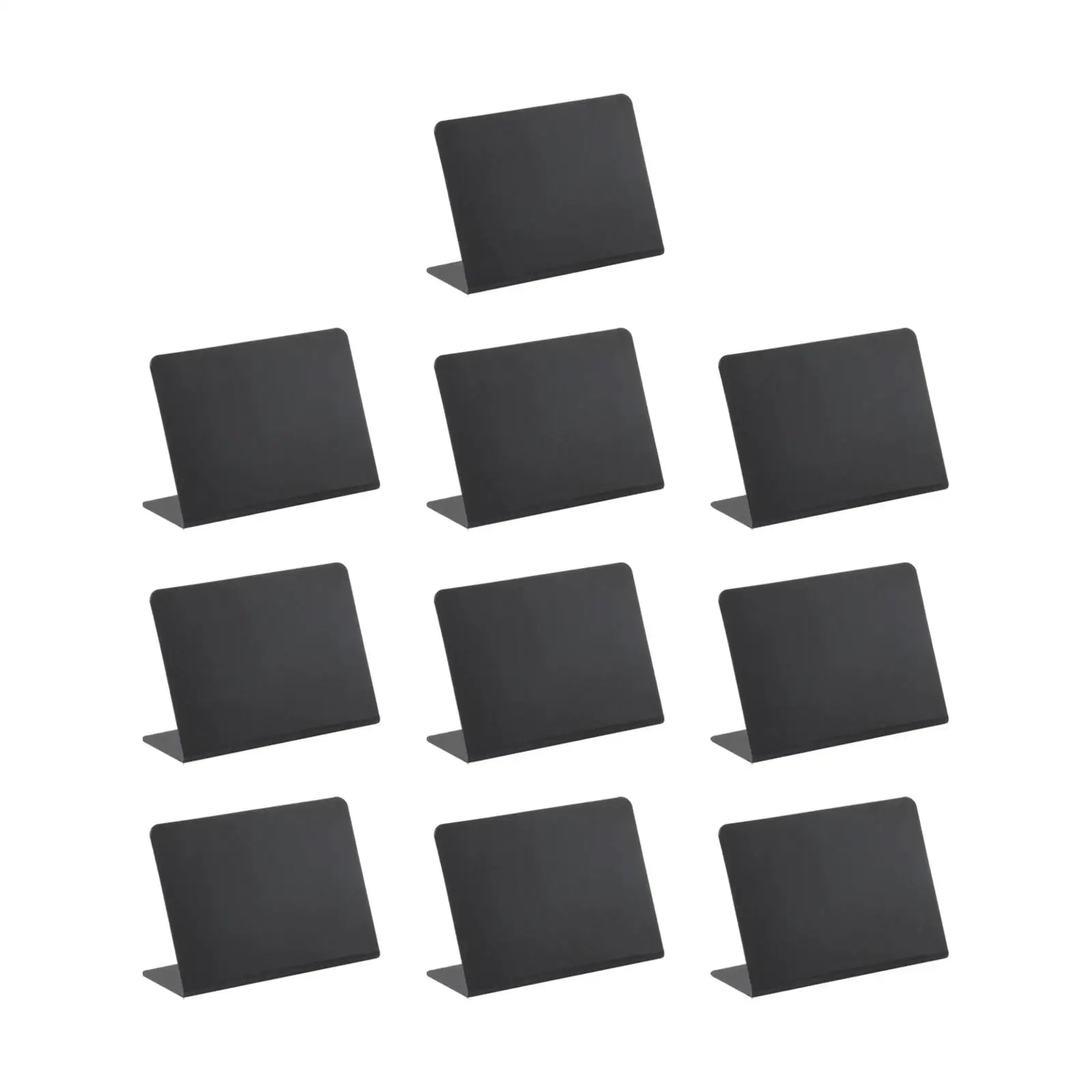 Mini Chalkboards Signs L Shaped Food Signs Erasable Black Chalkboard Labels