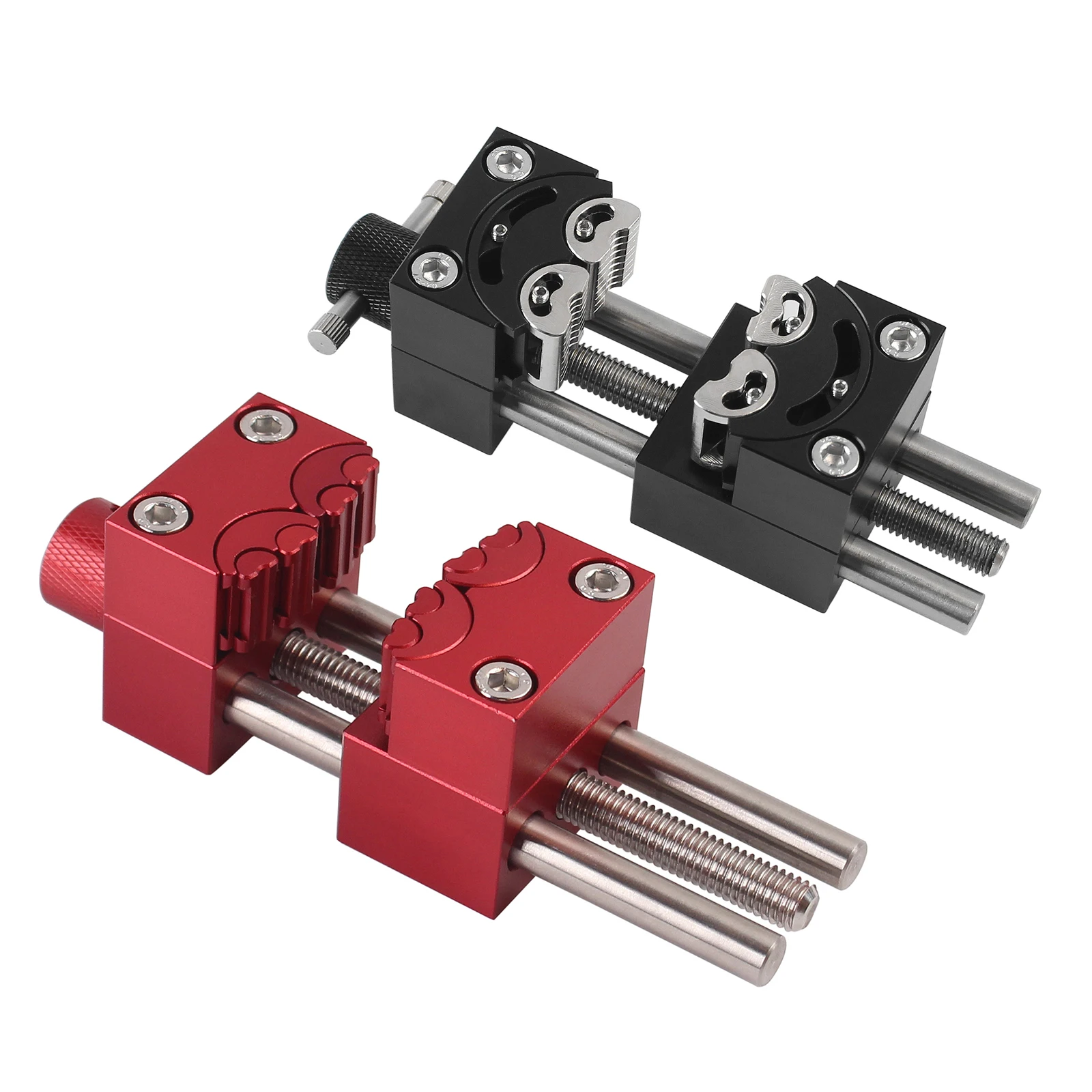 Aluminum Alloy Self-Adjusting Precision Clamping for DIY, Crafts, Jewelry Making, Repair Jig Heteromorphic Jaws Bench Vice Clamp