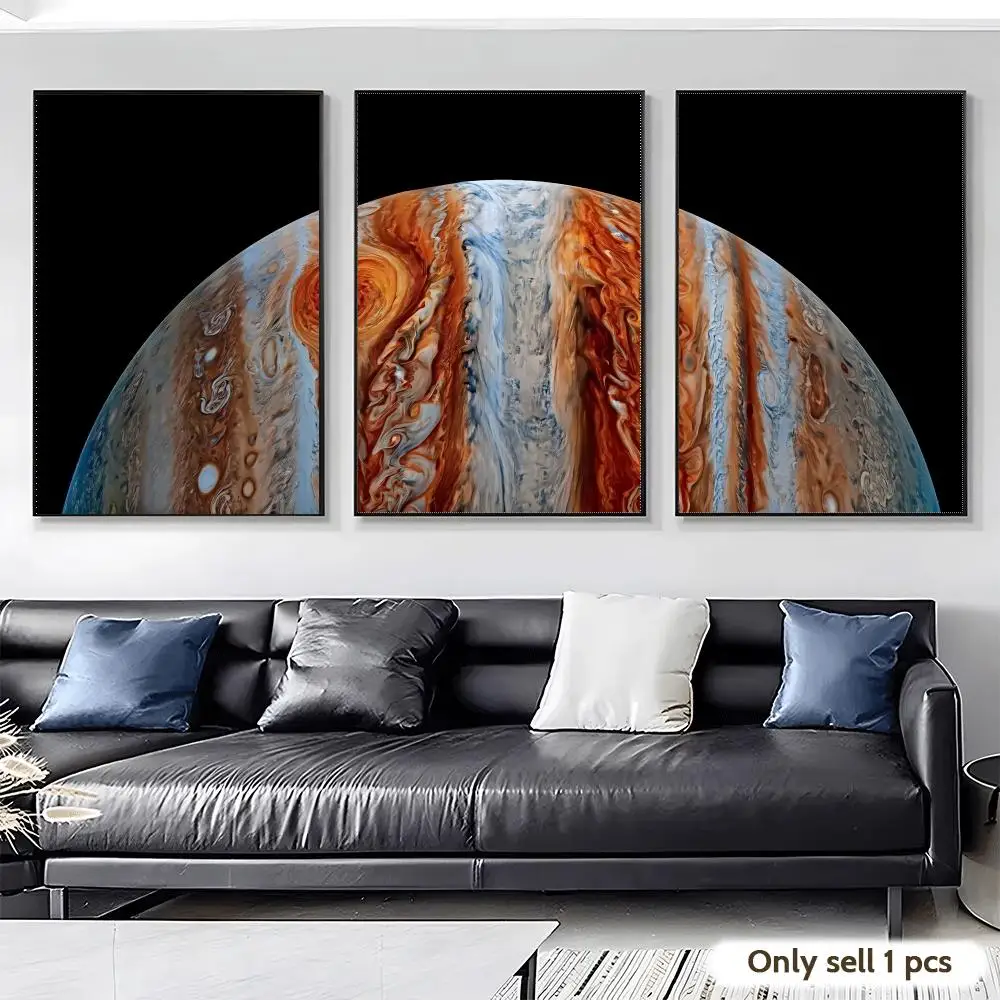 Jupiter Great Red Spot Painting Calligraphy Canvas Poster Wall Art Interior Hallway Home Decoration Holiday Gifts