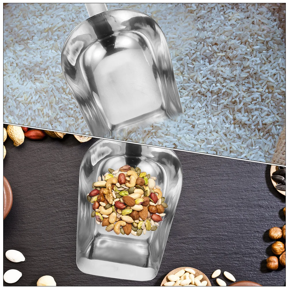 

Stainless Steel Food Scoop Ice Shovel Multi-Functional Kitchen Gadget For Freezer Restaurant Dessert Shop Use Rice Flour