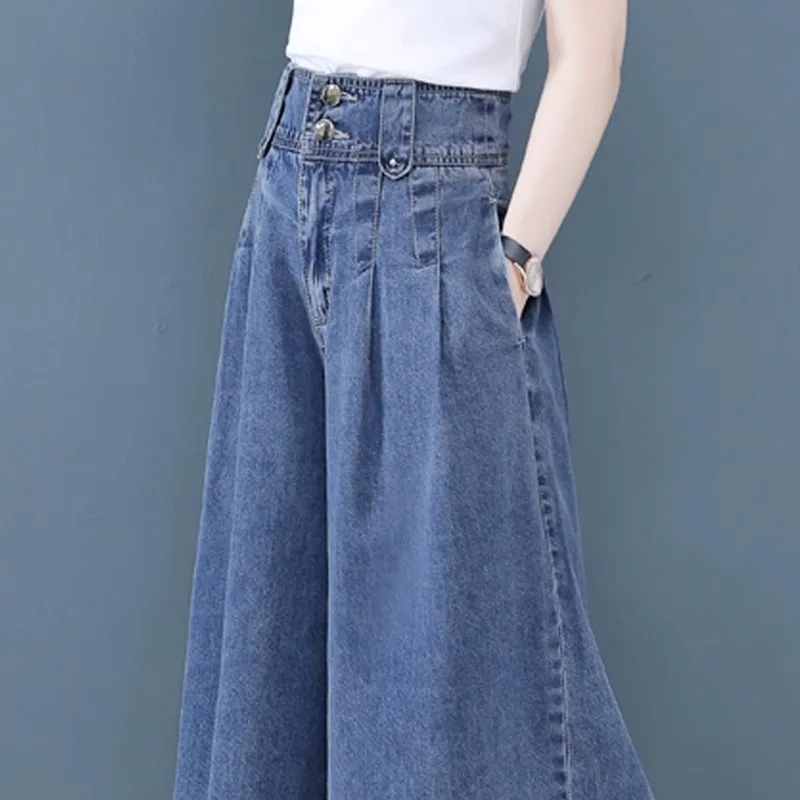 

High Waist ort Jeans Women's Summer Thin Model Small Size 67 Pants Denim High Waist Summer Cool Feeling Thin Model Women's ...