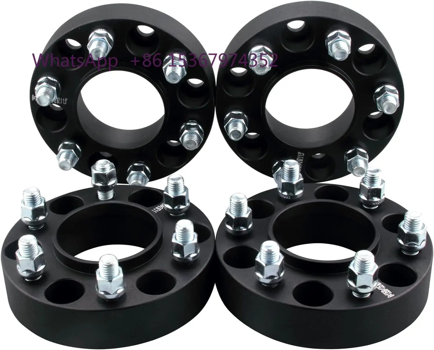 4PC 6x135 Hubcentric Wheel Spacers 1.5 Inch with 14x1.5 Studs 87.1mm Hub Bore Compatible with Ford F150 Expedition Navigator