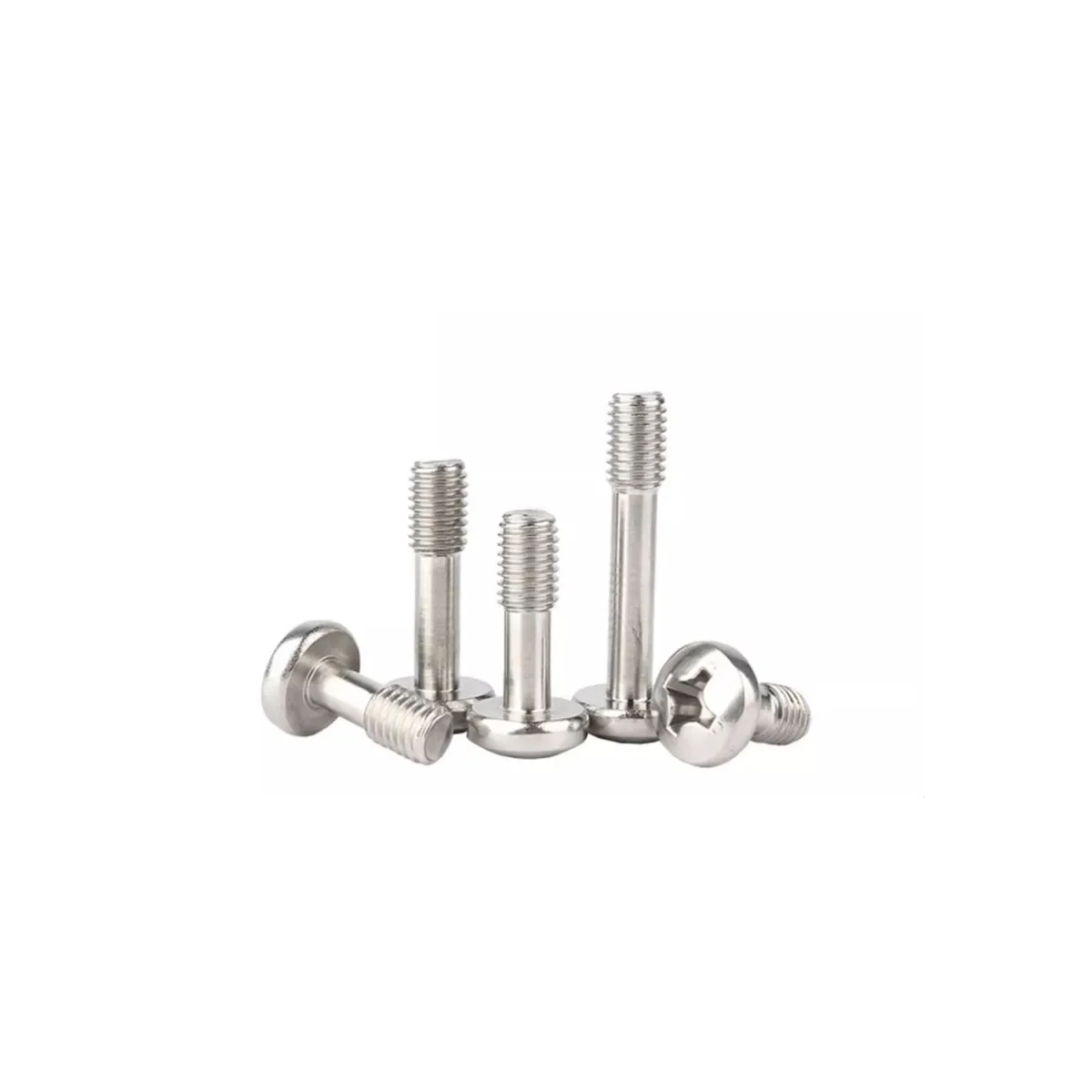 Vis à Tête Ronde Croisée en Acier Inoxydable 304, Accessoire Anti-desserrage et Anti-desserrage