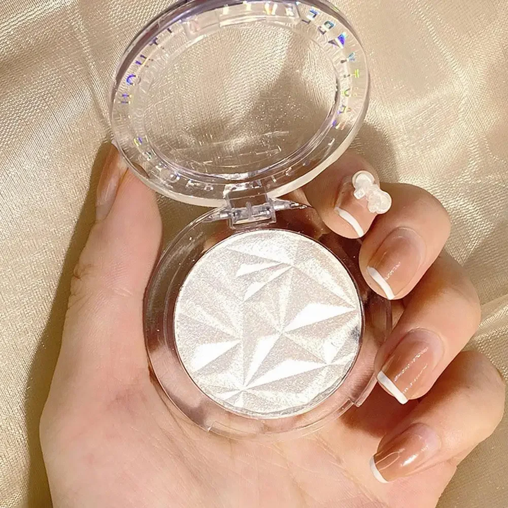 Powder Palette Glitter Diamond Shimmer Highlighter Face Monochrome Pearlescent แต่งหน้า Face Contouring แต่งหน้าสําหรับผู้หญิง