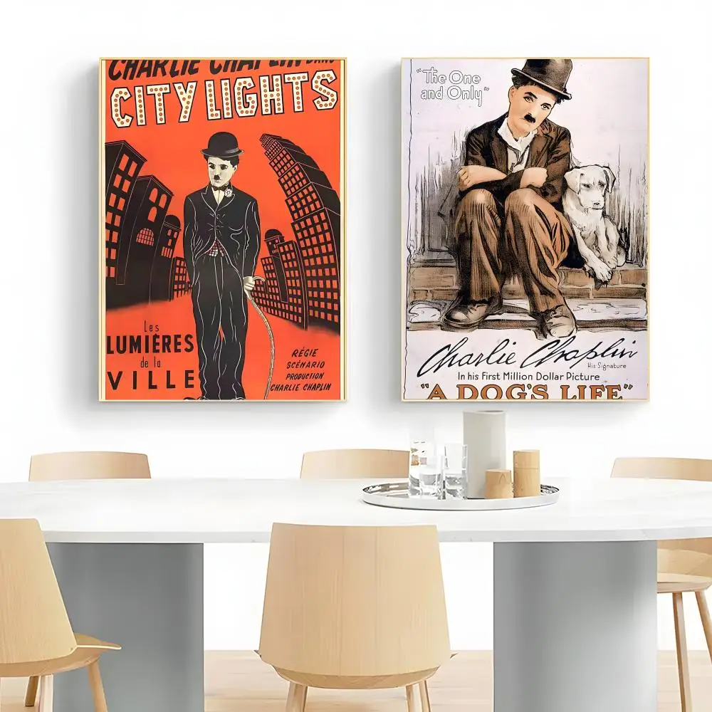 Actor Classic C-Charlie Chaplin Poster Wall Art Print Poster Decorative Mural Home Decor Gift Unframed
