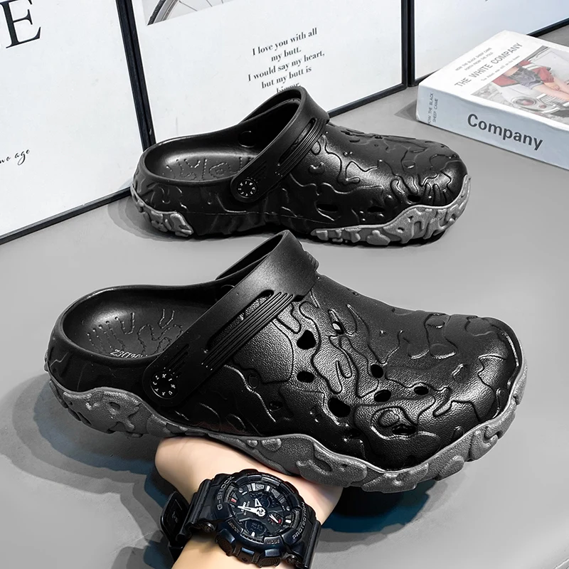 

Men's 2025 Summer Outer Wear Non-Slip Dual-Use Slippers Sports Beach Sandals