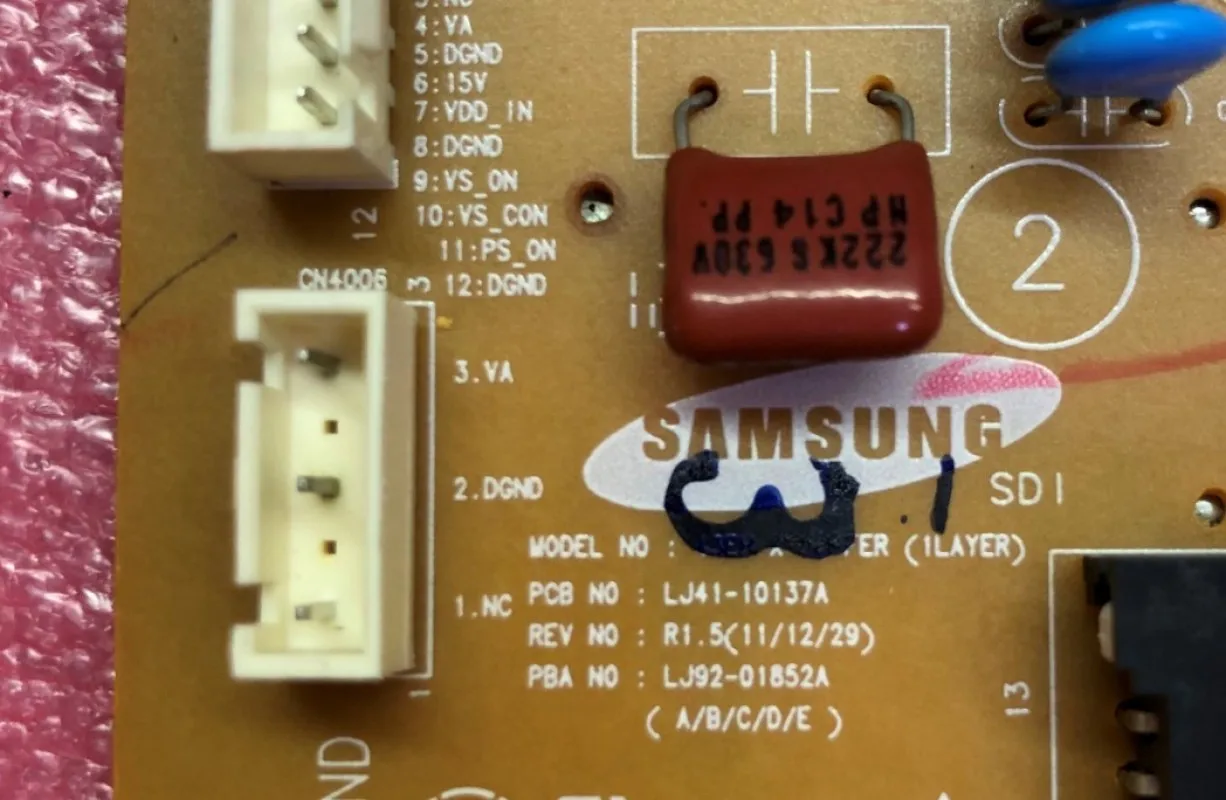 LJ92-01854A LJ41-10136A+LJ41-10.137A LJ92-01952A PDP TV Y+Z driver circuit board suitable for PS43E450A1R