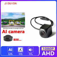 AI Car AHD Rear View Camera Black Night Vision Wide Angle Artificial Intelligence HD Parking Reverse Vehicle Backup Camera