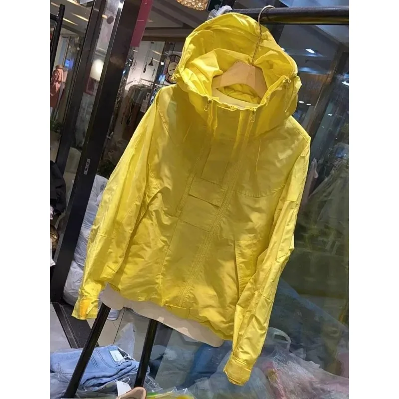 Men's Spring Punching Jacket Cardigan Hooded Zipper Sunscreen Loose Atmosphere Personalized Niche Vintage Design Brand Trends