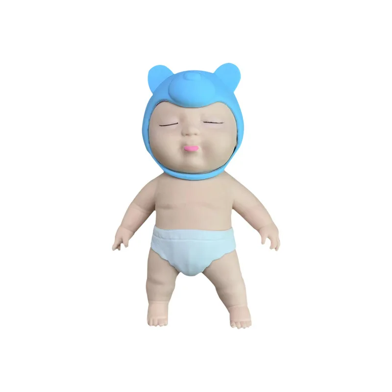 Stress Relieving Tool Sand Doll Stress Relieving Toy Deformation Release Doll Face Pinching Doll Pinching Music Slow Rebound