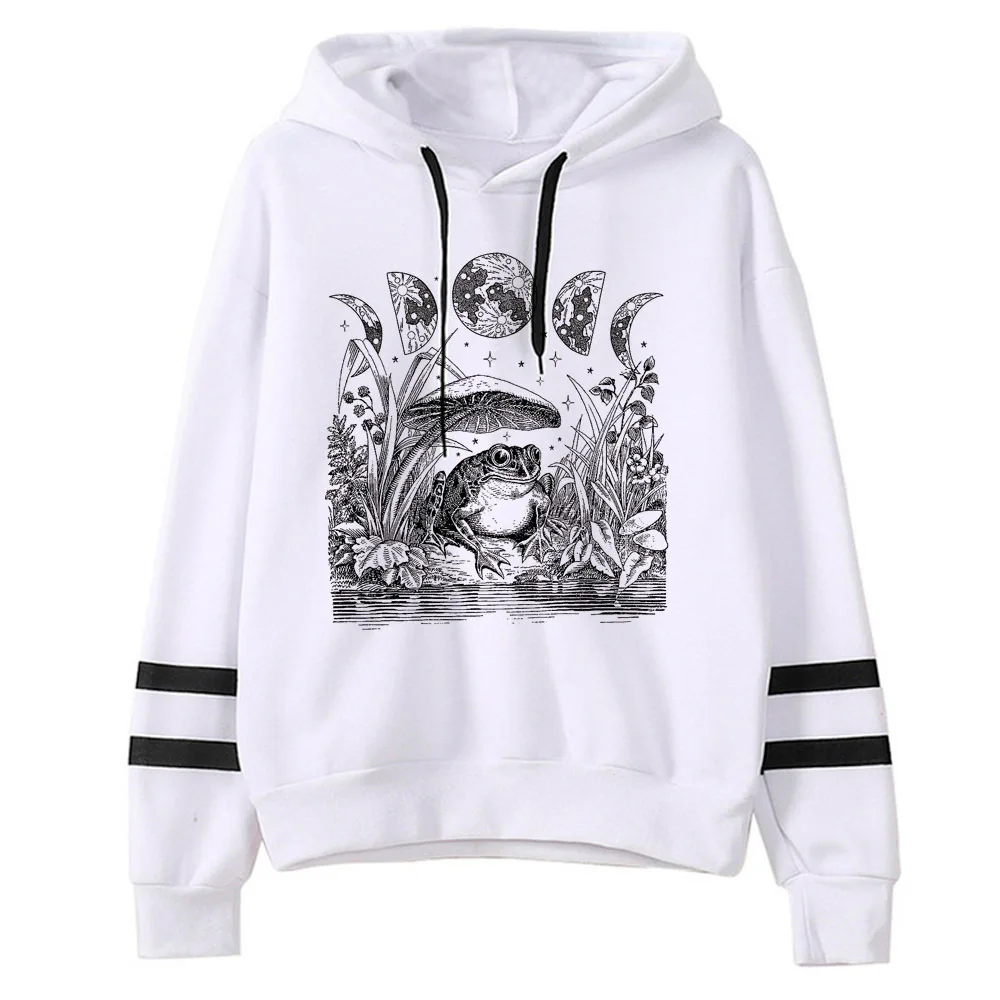 Mushroom hoodie designer kawaii graphic patterned anime modern style female sweatshirts printed design youthful elegant graphic