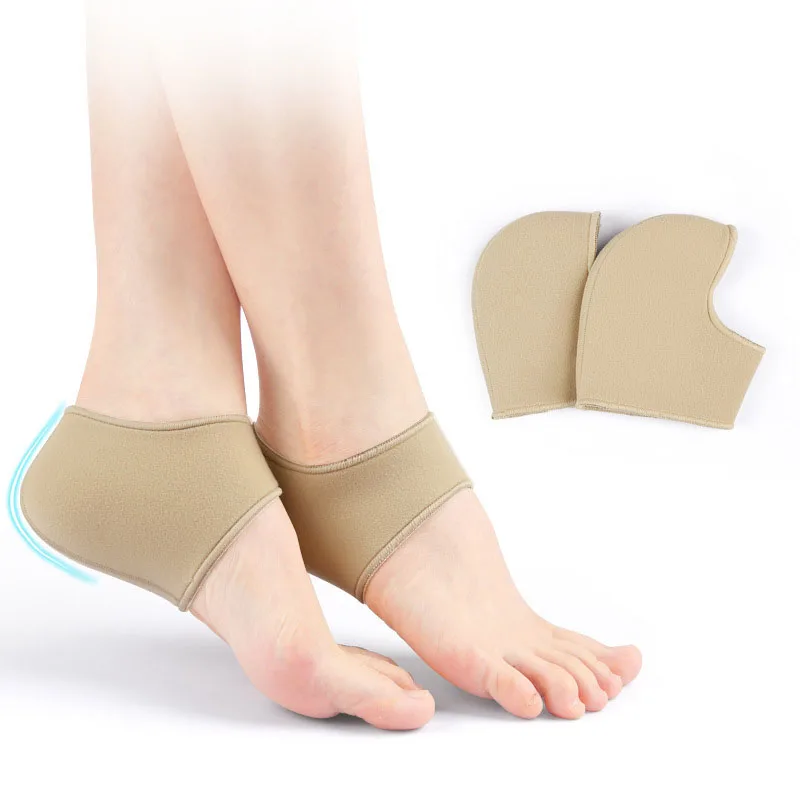 Repair Cushion Heel Cover Protectors Cracked Sleeve Heel Pads Cups Relieve Pain for Plantar Fasciitis Heel Spur Foot Care Skin