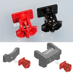 Metal Tail Hook Heavy Tow Hook Upgrade Accessories for 1/14 Tamiya RC Truck For scania 770S For man For volvo