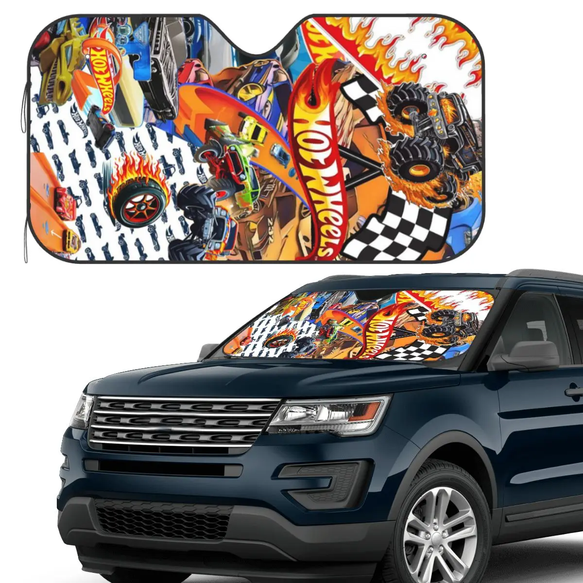 

Hot Wheels Race солнцезащитный козырек на лобовое стекло автомобиля, переднее лобовое стекло, солнцезащитный козырек, аксессуары, чехлы
