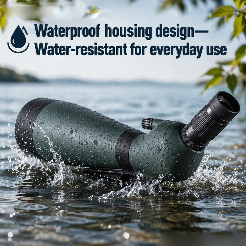 

Maifeng 25-75x100 Monocular Zoom Bird Watching Telescopes HD 45 Degree Angled BAK4 Prism Waterproof Wildlife Viewing with Tripod