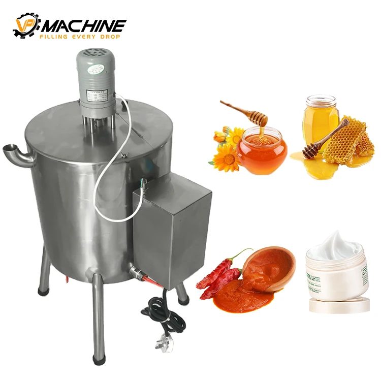 High Quality 15 L Heating Mixing Tank Cosmetic Cream Production Mixing Equipment for Shampoo Detergent