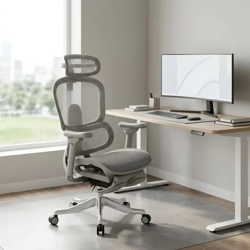 High Quality Office Chair with Lumbar Support & 100K-Tested Casters, for Medical Facilities