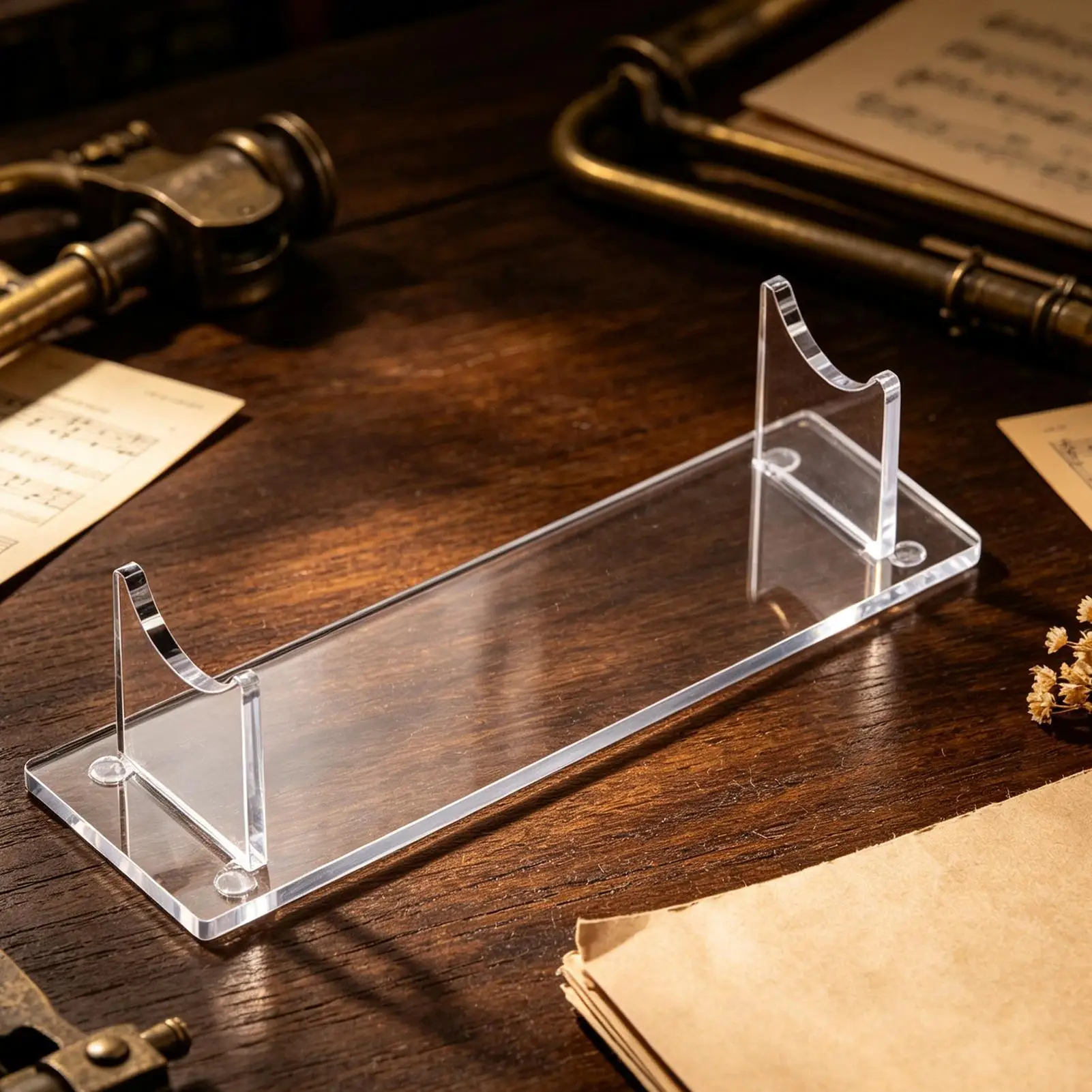Acrylic Drumstick Stand Horizontal Clear Acrylic Anti-Slip Organizer Drumstick Stand Rack For Home Bedroom School Classroom