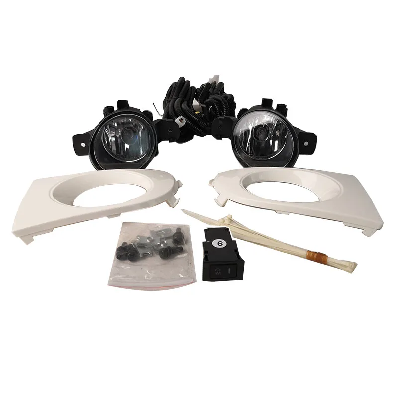 

For Nissan SUNNY 2004 2005 SENTRA 2004 front bumper fog lamp with switch wire group fog lamp frame bulb H11 12v 55w