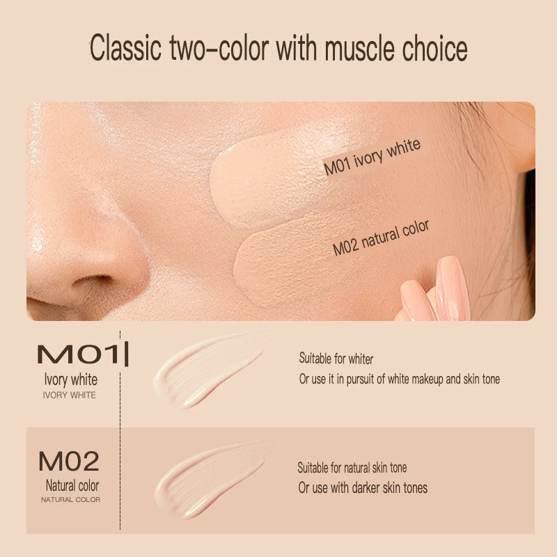 Marco Andy Skin Care Foundation Is A Hydrating, Light, Oil-controlling, Concealing And Waterproof Foundation Cream For Women