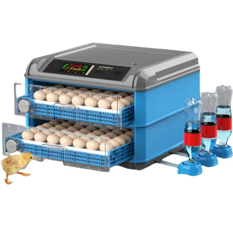 500 Capacity Fully Automatic Egg Incubator with Chick Roller Motor New PP Material for Chicken Duck Ostrich view 4