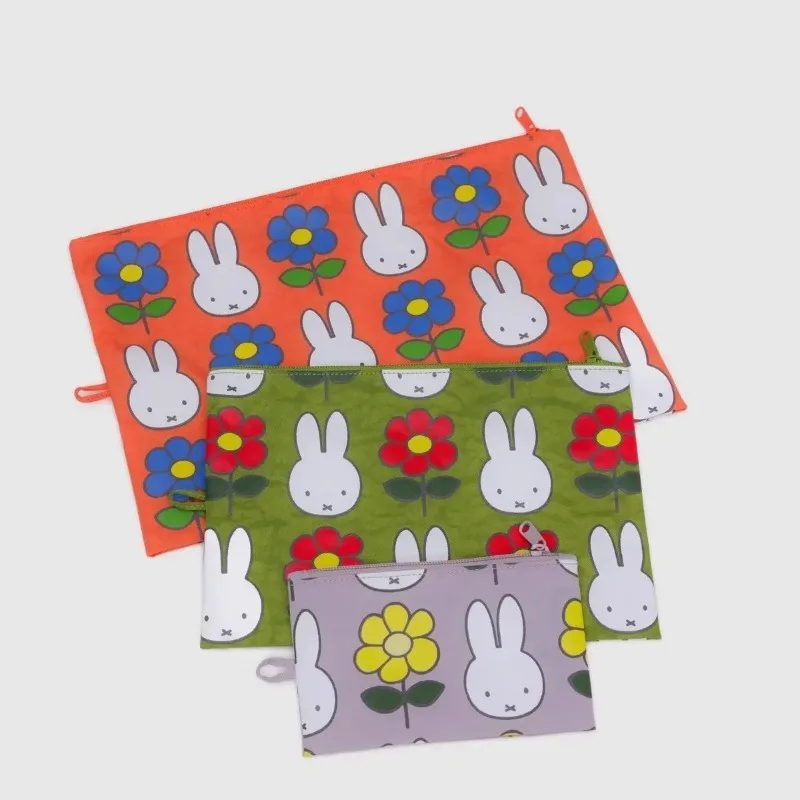 Miffy Cosmetic Bag 3-piece Set High-value Digital Cartoon Printed Men's and Women's Portable Wash Multi-function Storage Bag view 3