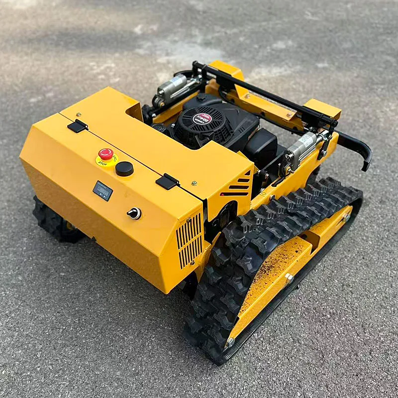 

Индивидуальная вездеходная 4-тактная бензиновая газонокосилка, беспроводная промышленная газонокосилка DIY для использования на ферме, пульт дистанционного управления