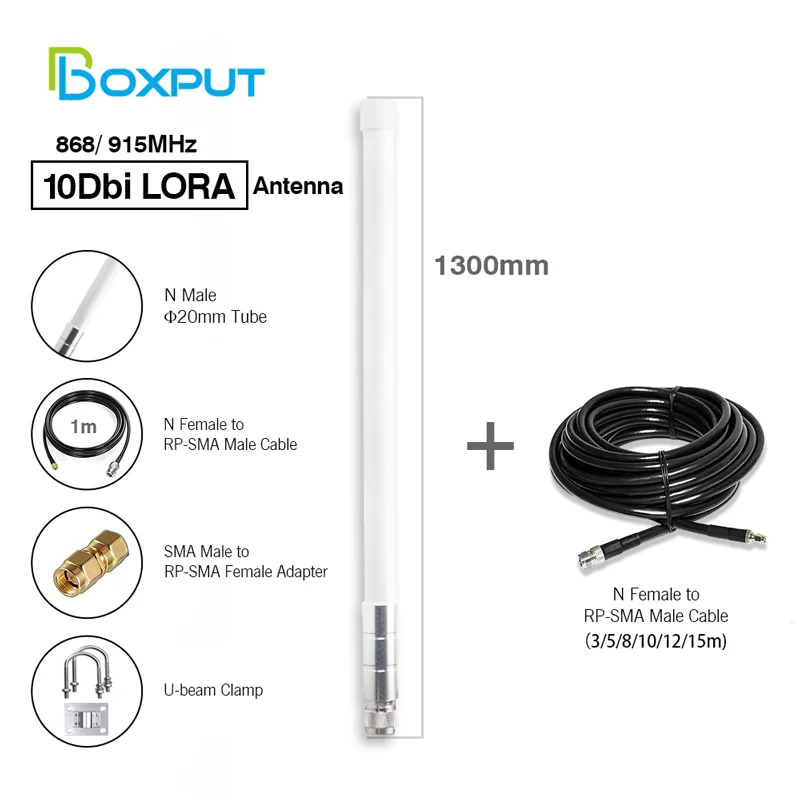 

Helium Miner 10dbi LoRa Antenna 868mhz/915mhz RAK Hotspot Mining hotspot lorawan Router Modem High Gain antenna 858 to 930MHz