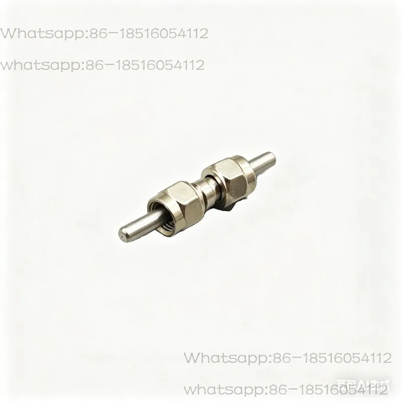 SMA905 Double Headed Double Nut Large Aperture Metal Insert Short Fiber SMA Spectrometer Fiber Jumper 600um