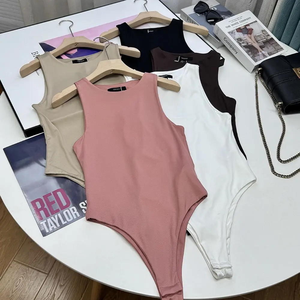 

Однотонный летний комбинезон в стиле 2000-х, сексуальный женский комбинезон в стиле Харадзюку, с высокой талией, без рукавов, боди, кавайный корсетный топ, эстетичная розовая одежда