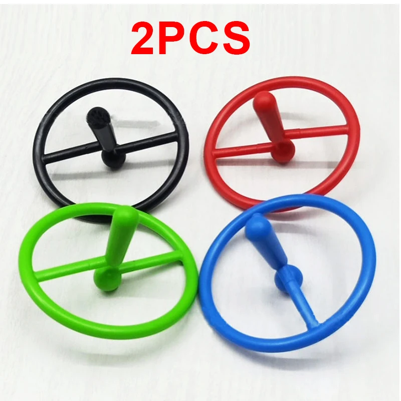 2PCS Creative Hand Spinner Toys Fidget Spinner Ball ABS Material Exclamation Mark Shape Colorful Anti Anxiety Toys Fidget S