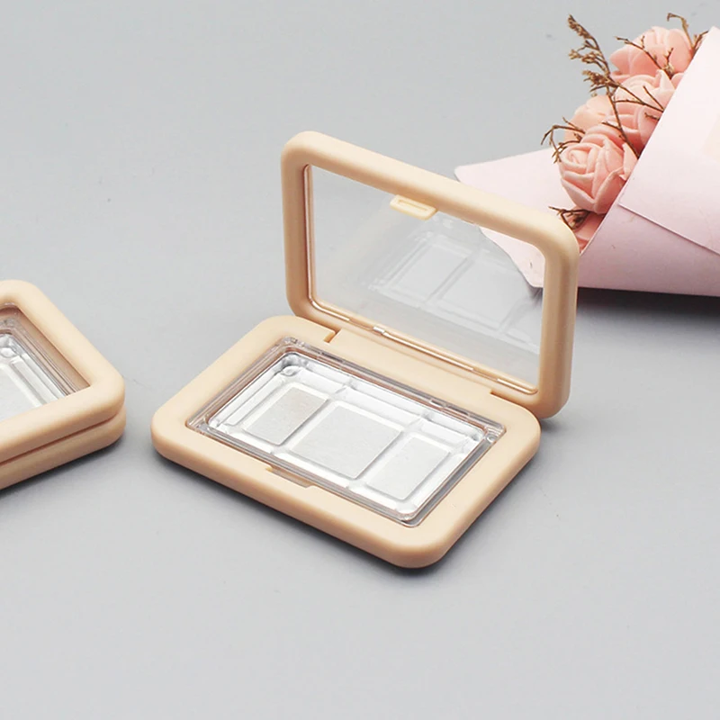 

Rectangle Empty Eyeshadow Palette Blush Box Portable Cosmetic Makeup Case Container For Bb Cream Foundation Diy Box