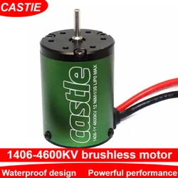 1pcs Castle Castor 1406 4600KV four pole brushless motor 1/10 off-road short card Bigfoot remote control car