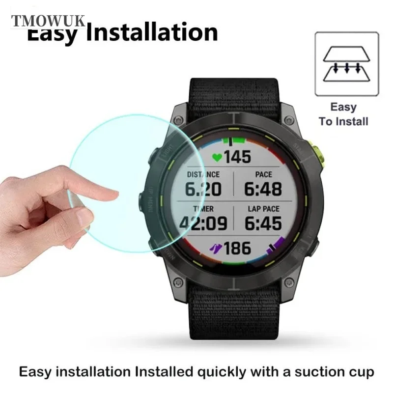​​For Garmin Enduro 2 3 Enduro2 Enduro3 Crystal Screen Protector - Shatterproof 9H Hardness Tempered Glass​​