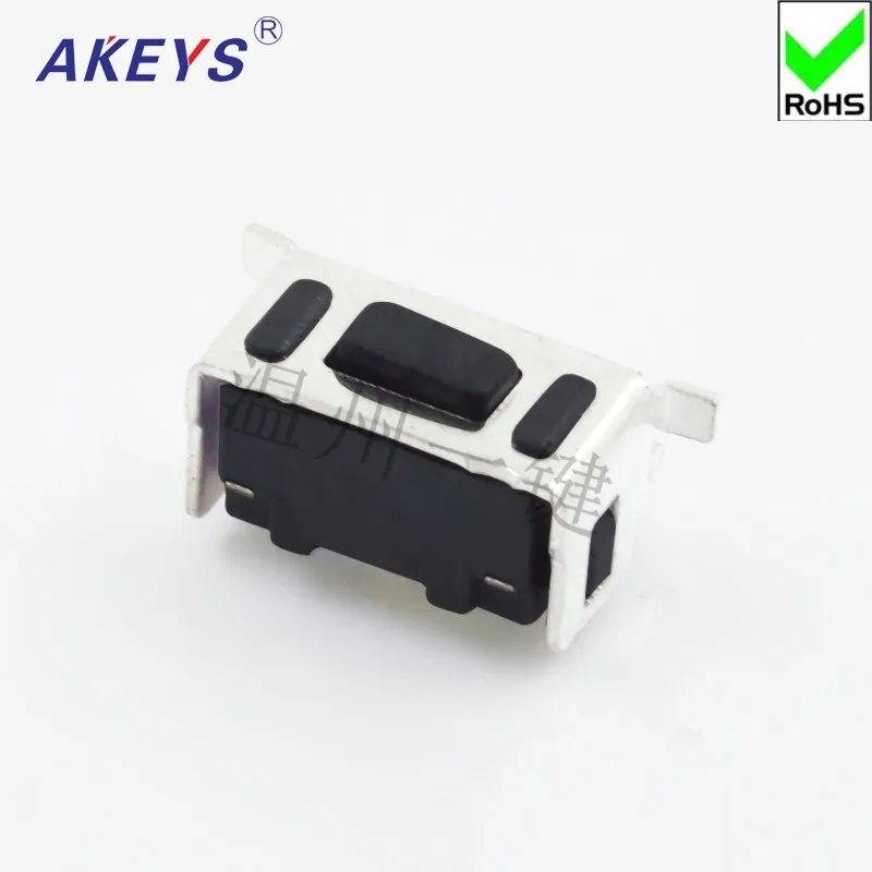 10pcs TS-B024 tact switch 2 foot patch 3*6 square shrapnel with bracket side press smt induction cooker accessories button