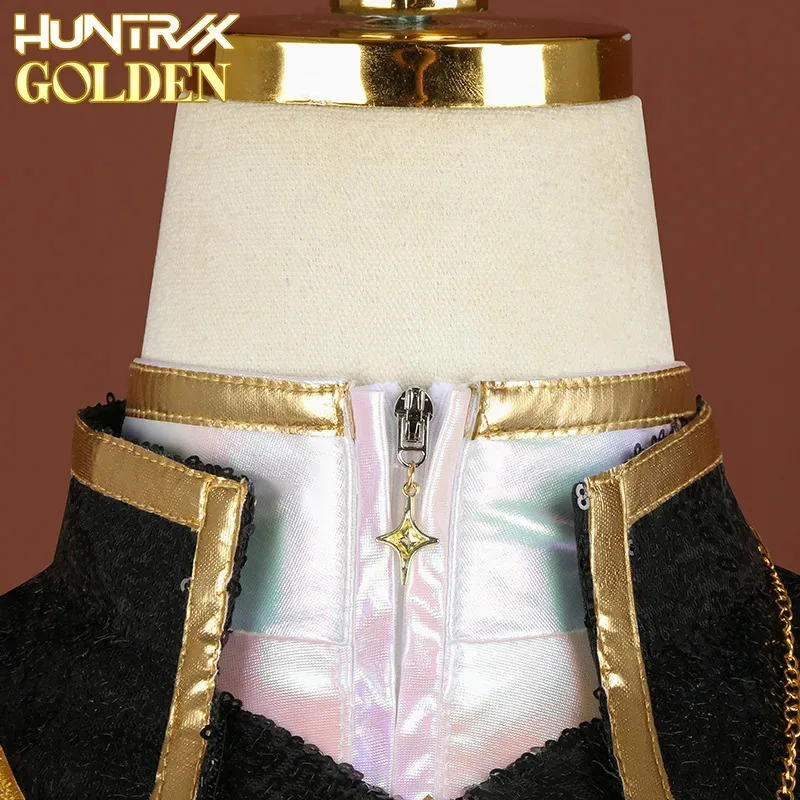 qq28LQMovie KPop شيطان الصيادين تأثيري حلي شبح القاتل فريق رومي المرحلة الزي هنتركس هالوين موحدة