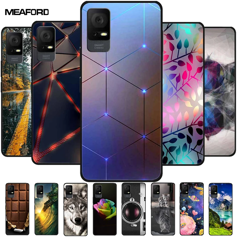 For TCL 405 408 403 305 305i 306 Cases TCL 30 40 SE 40XE 40XL 30XL 30XE 40R 30V Soft TPU Silicone Cover for TCL 30 30 PLUS 10PRO