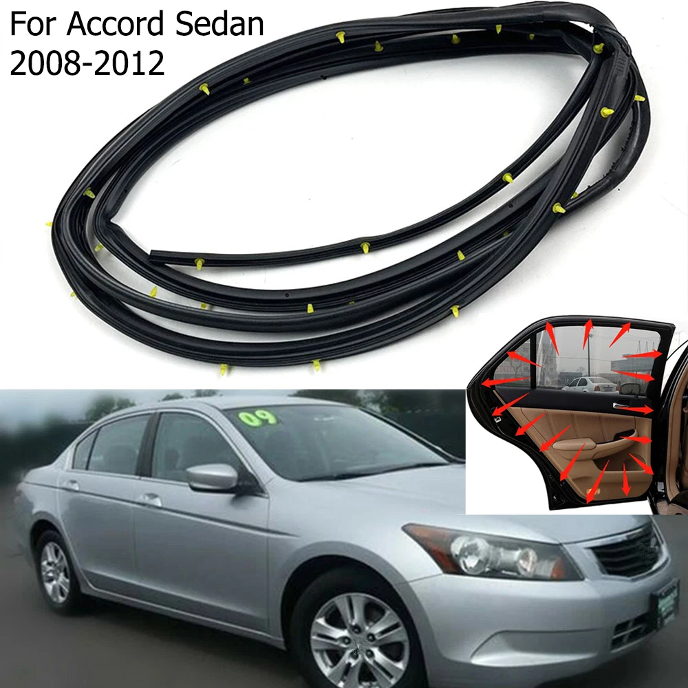 

Для Honda Accord Sedan 2008 2009 2010 2011 2012, уплотнитель передней левой двери, резиновый молдинг, уплотнитель 72350-TA5-A02, аксессуары